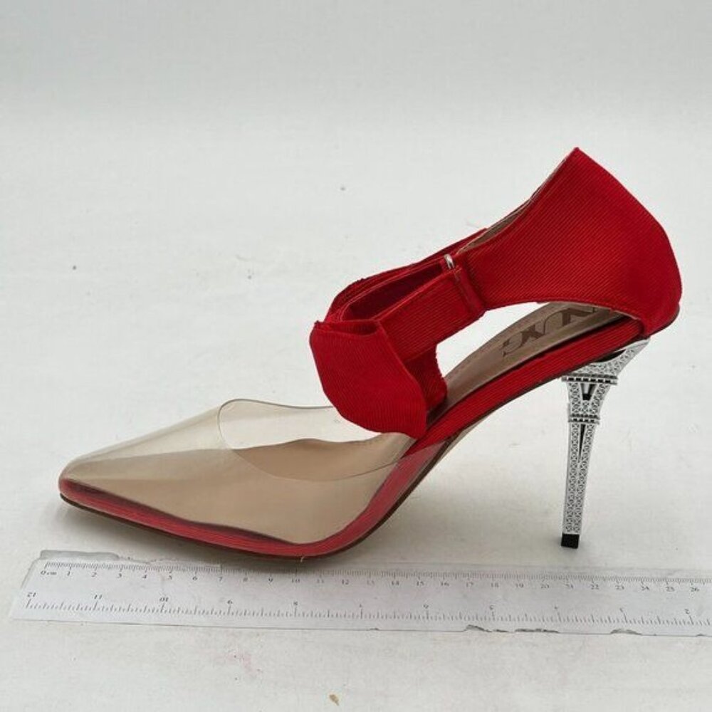 Women's Closed Pointed Toe High Heels with Bow Knot Ankle Strap Satin Stiletto